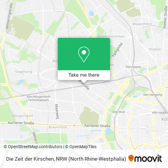 Die Zeit der Kirschen map