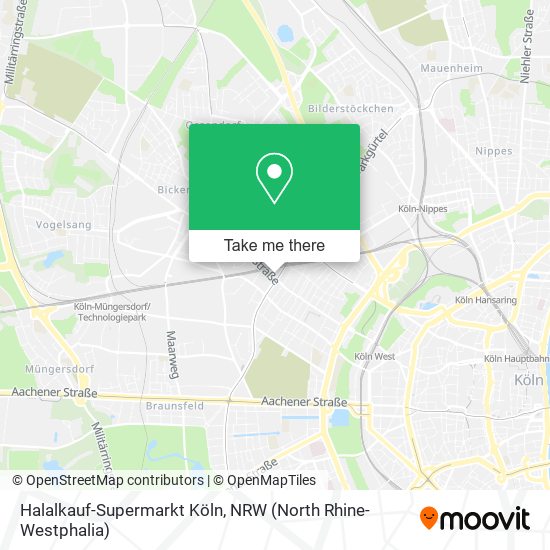 Halalkauf-Supermarkt Köln map