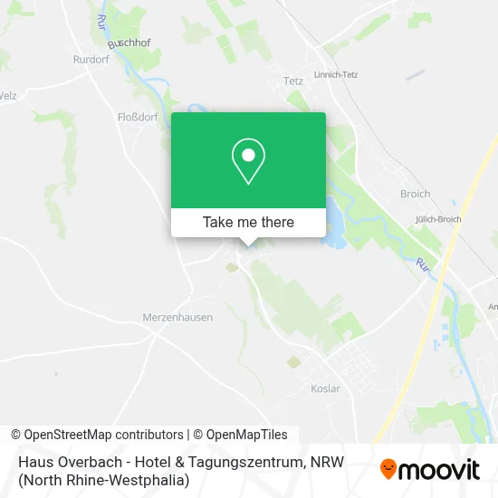 Haus Overbach - Hotel & Tagungszentrum map