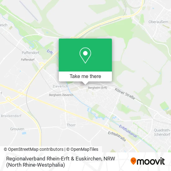 Карта Regionalverband Rhein-Erft & Euskirchen