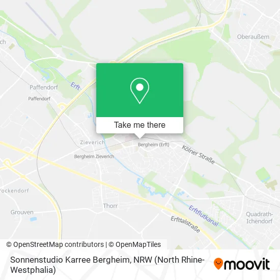 Карта Sonnenstudio Karree Bergheim
