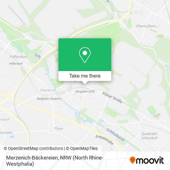 Merzenich-Bäckereien map