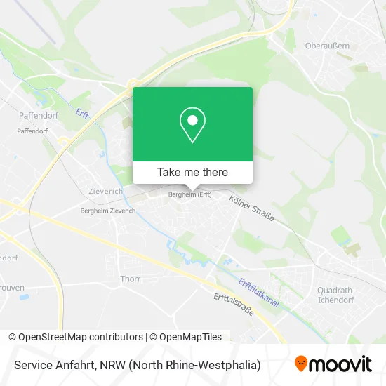 Карта Service Anfahrt
