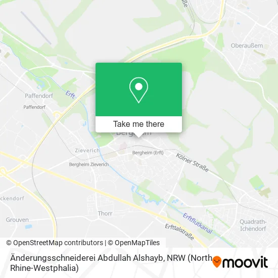 Карта Änderungsschneiderei Abdullah Alshayb