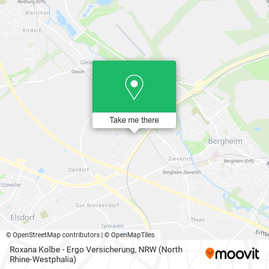 Roxana Kolbe - Ergo Versicherung map