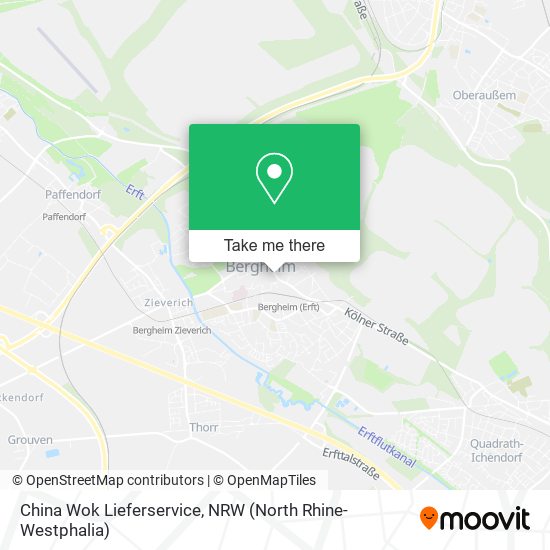 China Wok Lieferservice map