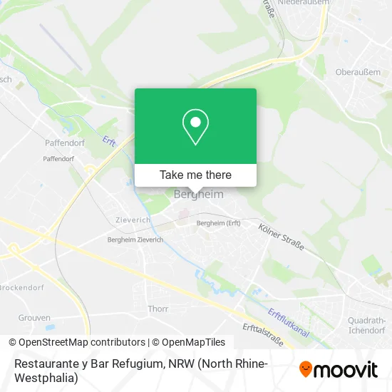 Карта Restaurante y Bar Refugium