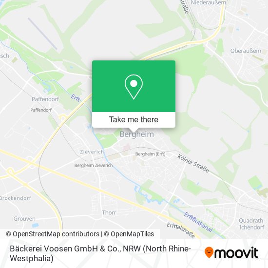 Bäckerei Voosen GmbH & Co. map