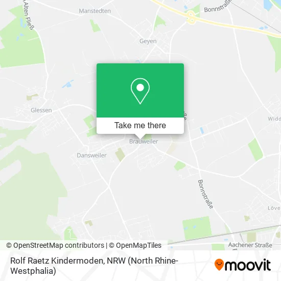 Карта Rolf Raetz Kindermoden