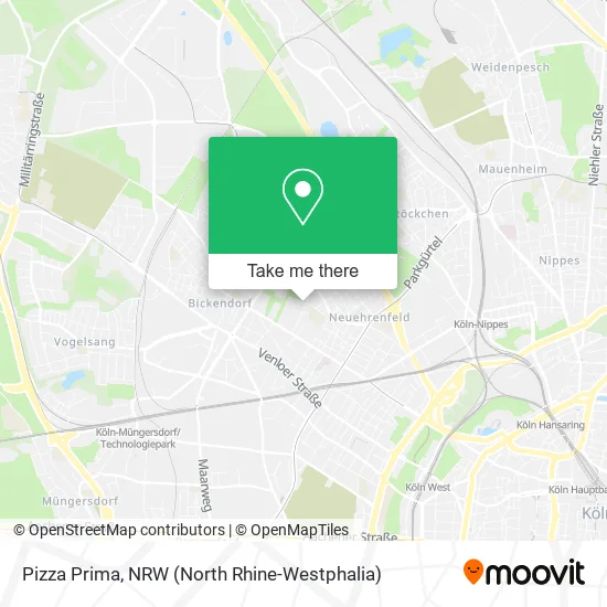 Карта Pizza Prima