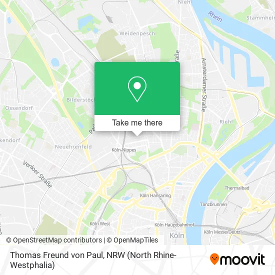 Thomas Freund von Paul map