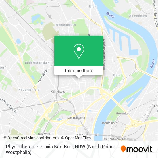 Physiotherapie Praxis Karl Burr map