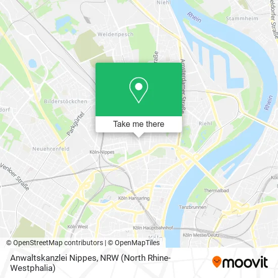 Карта Anwaltskanzlei Nippes