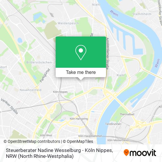 Steuerberater Nadine Wesselburg - Köln Nippes map