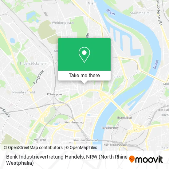 Карта Benk Industrievertretung Handels