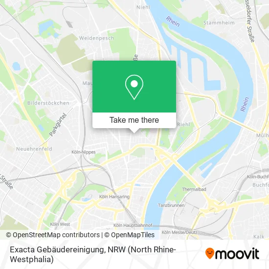 Карта Exacta Gebäudereinigung