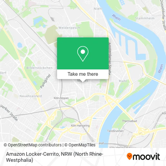 Карта Amazon Locker-Cerrito