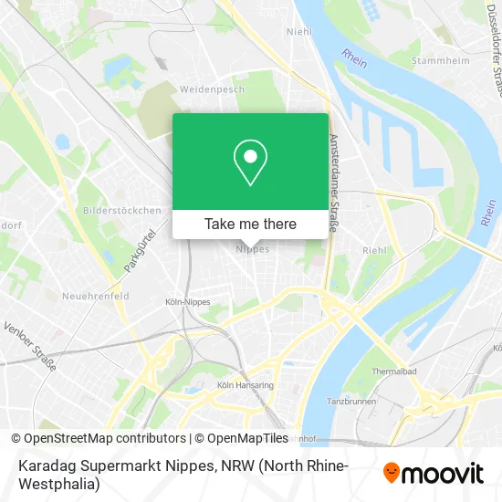 Karadag Supermarkt Nippes map