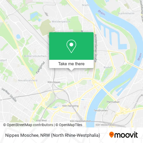 Карта Nippes Moschee