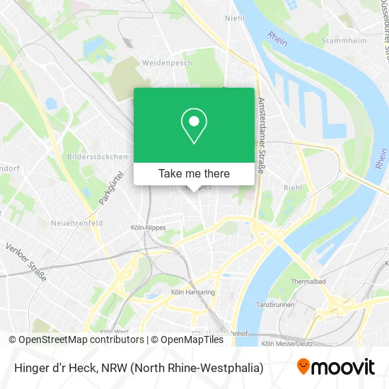 Карта Hinger d'r Heck