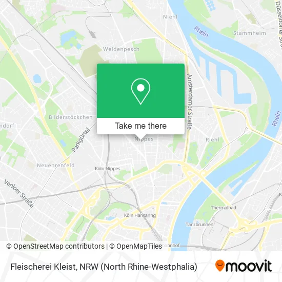 Карта Fleischerei Kleist