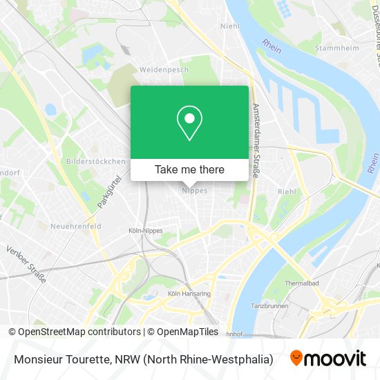 Monsieur Tourette map