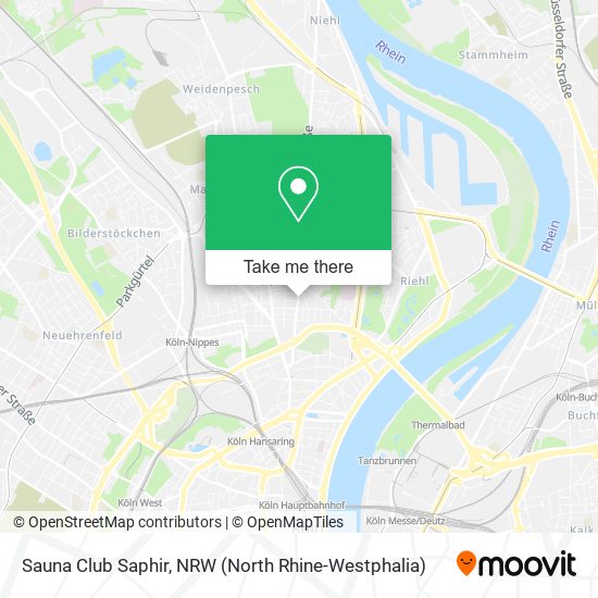 Карта Sauna Club Saphir