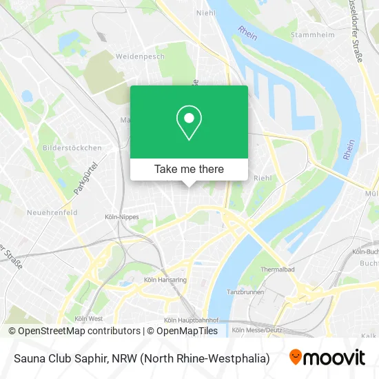 Карта Sauna Club Saphir