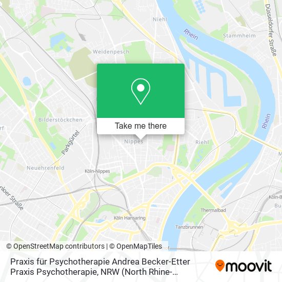 Praxis für Psychotherapie Andrea Becker-Etter Praxis Psychotherapie map