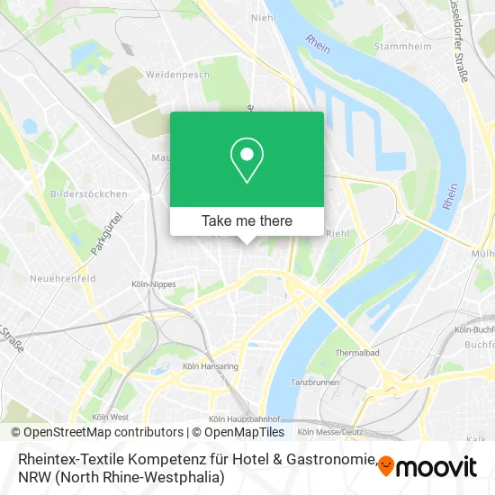 Rheintex-Textile Kompetenz für Hotel & Gastronomie map