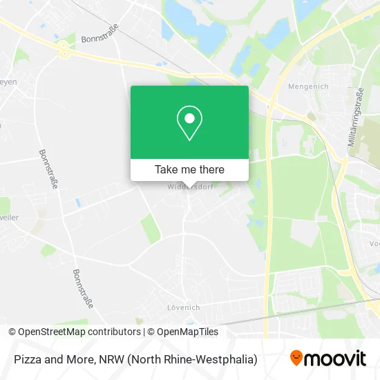 Карта Pizza and More