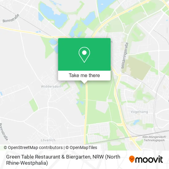 Карта Green Table Restaurant & Biergarten