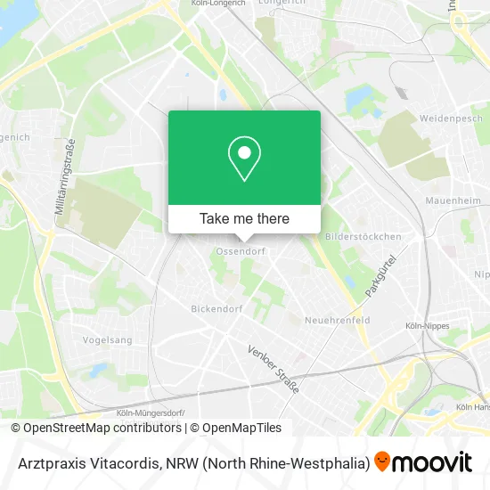 Карта Arztpraxis Vitacordis