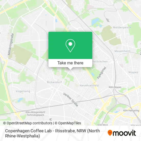Карта Copenhagen Coffee Lab - Iltisstrabe
