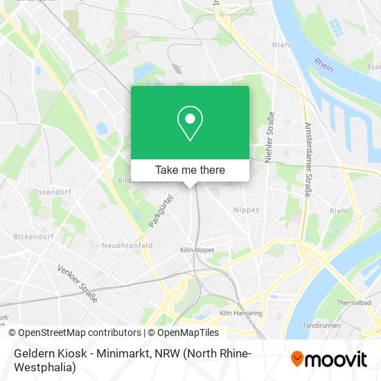 Карта Geldern Kiosk - Minimarkt