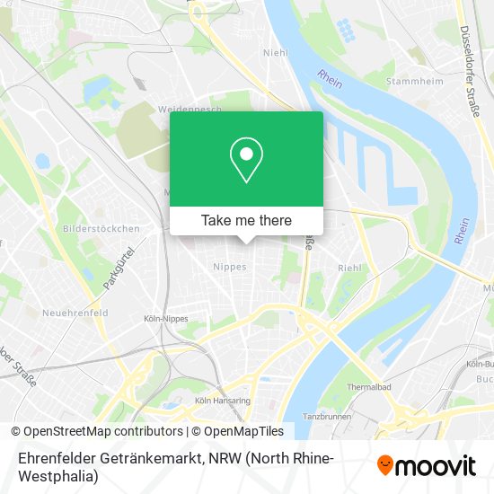 Ehrenfelder Getränkemarkt map
