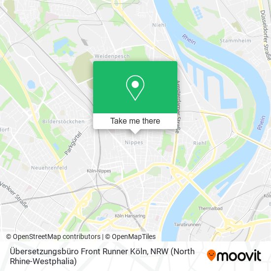 Übersetzungsbüro Front Runner Köln map