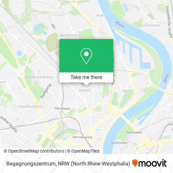 Begegnungszentrum map