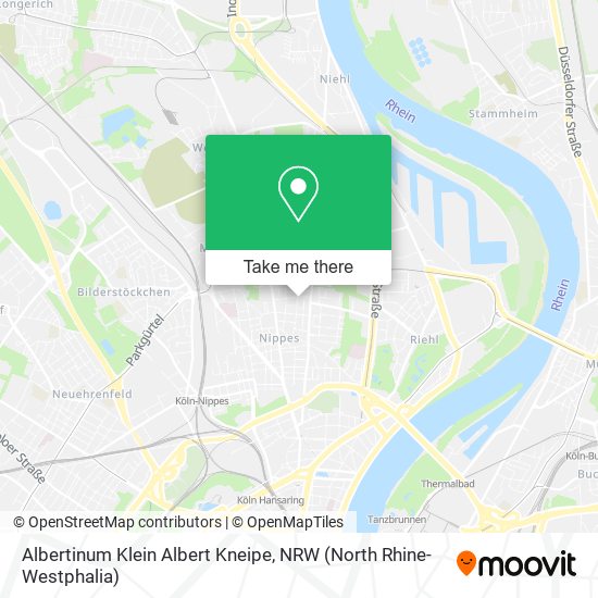 Albertinum Klein Albert Kneipe map