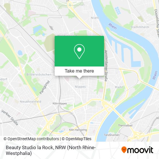 Beauty Studio la Rock map