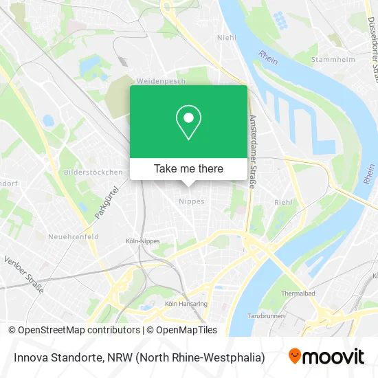 Карта Innova Standorte