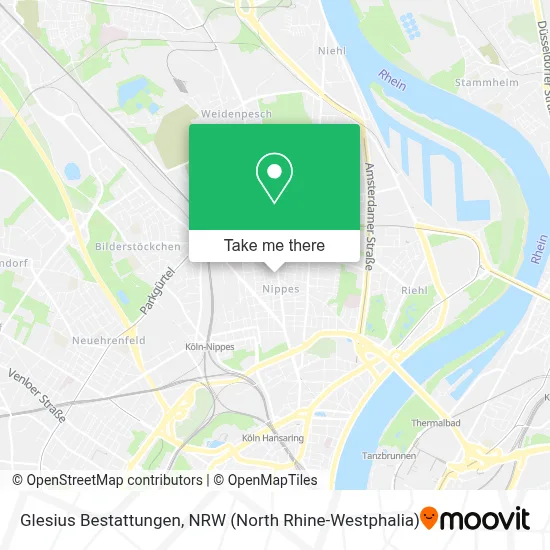 Glesius Bestattungen map