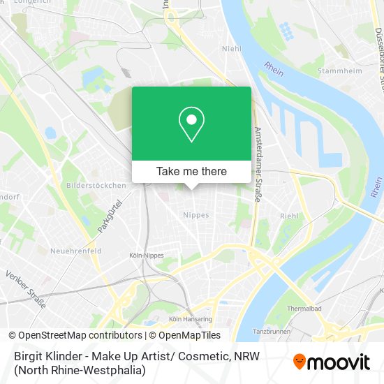 Birgit Klinder - Make Up Artist/ Cosmetic map