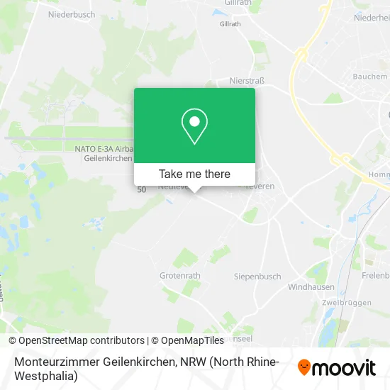 Карта Monteurzimmer Geilenkirchen
