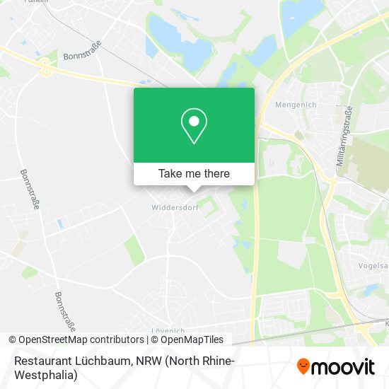 Restaurant Lüchbaum map