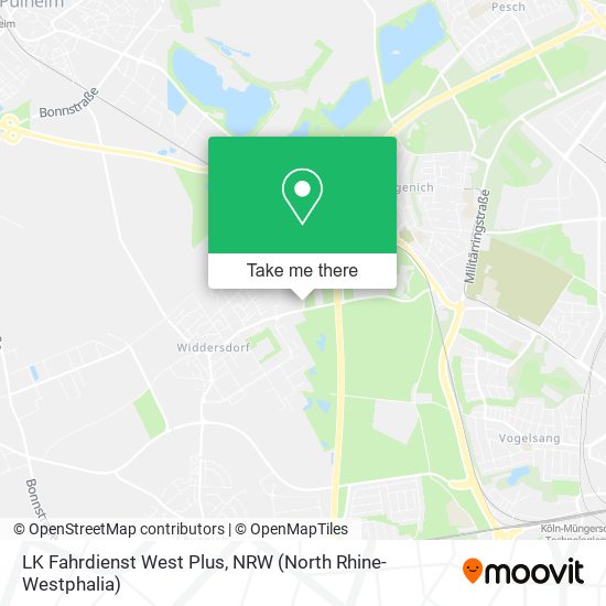 LK Fahrdienst West Plus map
