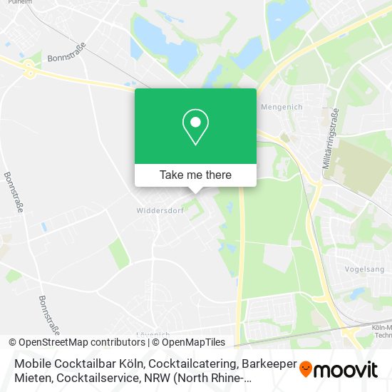 Mobile Cocktailbar Köln, Cocktailcatering, Barkeeper Mieten, Cocktailservice map