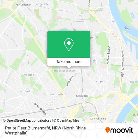 Petite Fleur Blumencafé map