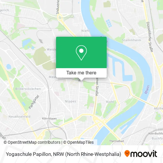 Yogaschule Papillon map