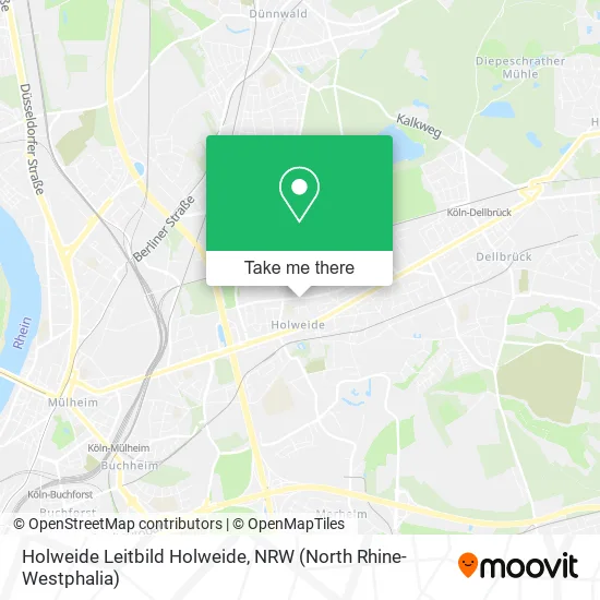Карта Holweide Leitbild Holweide